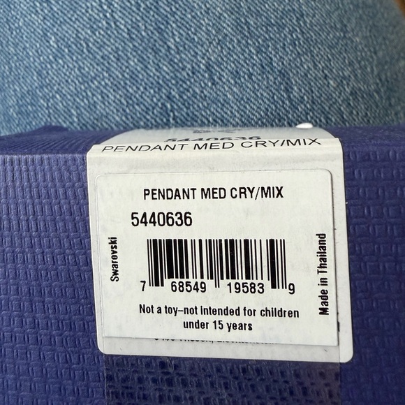 Swarovski Lifelong Rose Gold and Silver Pavé Crystal Bow Necklace - Picture 6 of 7